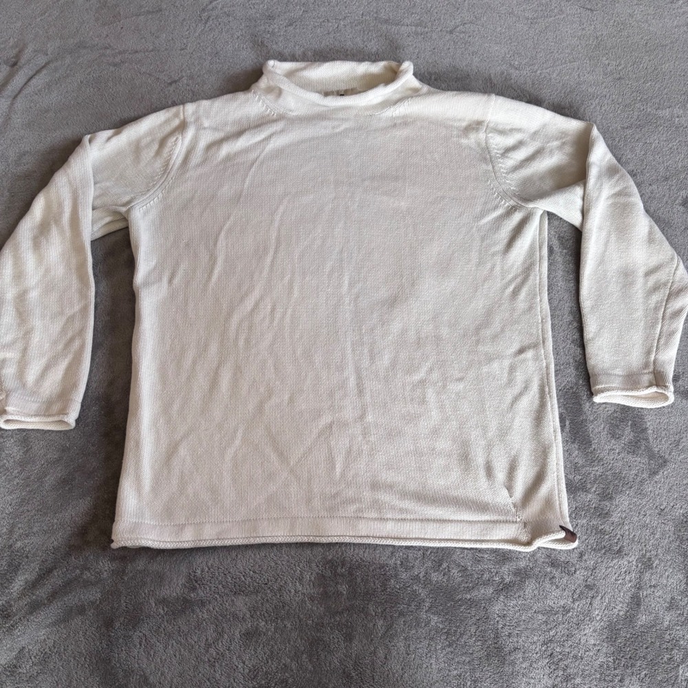 The Normal Brand| Men's Ivory Shaker Stitch Sweater| Cabin|‎ Rugged| Sz XL